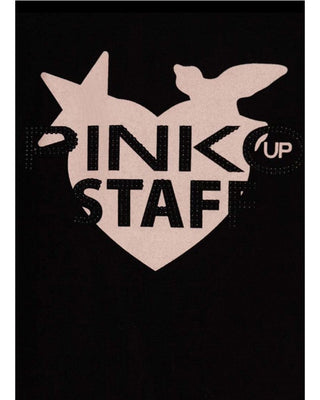 Pinko T-shirt girocollo a maniche lunghe con stampa F4PIBGHT174