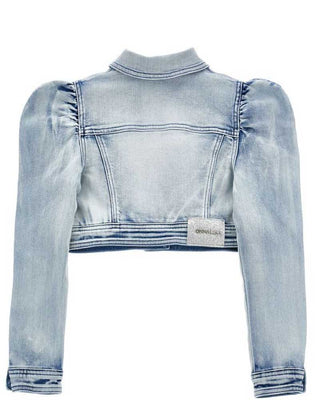 Monnalisa Giubbino In Denim 79C101 Crop