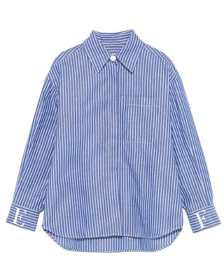 Elisabetta Franchi Camicia in popeline a righe EFCA243.0