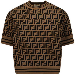 Fendi Maglia con motivo FF JFG069-AEYD