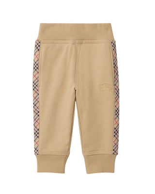 Burberry Pantaloni jogger con finiture Check 8112568