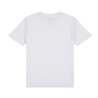 New Balance T-shirt Bianca Con Logo LAKB0001-BWE078 Per Bambino