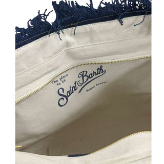 Mc2 Saint Barth Borsa Vanity Patch In Denim Scuro VANI0003/09394L