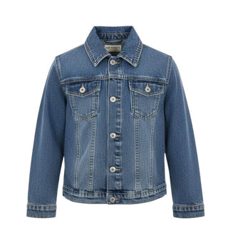 Roy Roger's Giubbino in denim con patch logo RG110