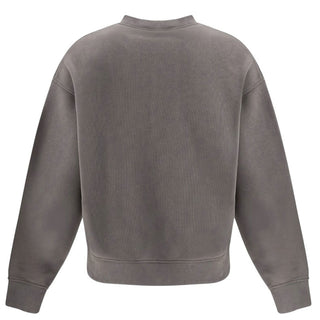 Palm Angels Felpa girocollo grigia con patch Bear On My Mind PMBA08HF25FLE0040760