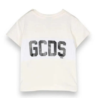 GCDS T-shirt girocollo con logo frontale GUM003