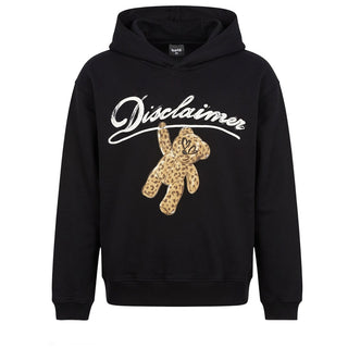Disclaimer Felpa Nera Con Cappuccio E Stampa 26IDK59220N Per Bambina