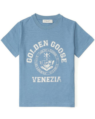 Golden Goose T-shirt a maniche corte con stampa GKP01403