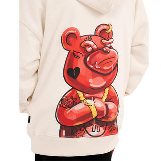 SPRAYGROUND Felpa Avorio Con Cappuccio SPY1517GIVO Per Bambini