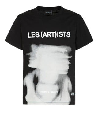 LES (ART)ISTS Direction Is Everywhere T-shirt 24FWLATS723 Black color