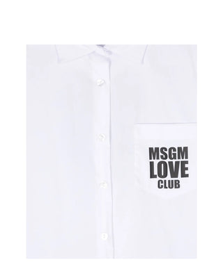 Msgm Camicia a maniche lunghe con logo F4MSJGSI130