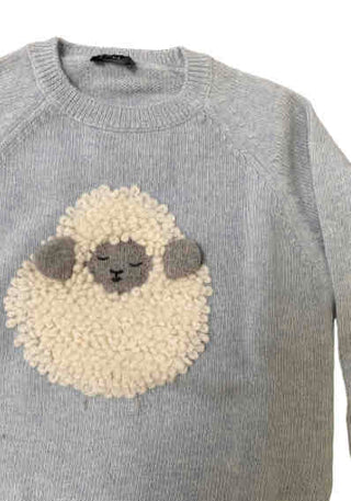 Il Gufo Pullover mit Applikationen A21MA373EM220B