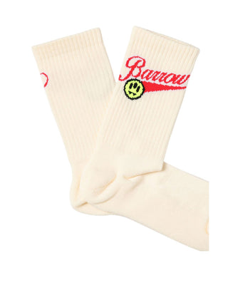 Barrow Calzettoni con logo e smile S5BKJUSO043