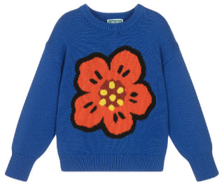 Kenzo Langarmpullover mit Rundhalsausschnitt K15682