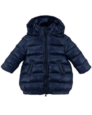 Fay Giubbino trapuntato con cappuccio e logo 9F2700