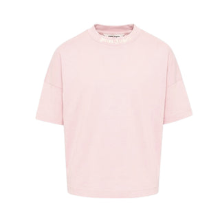 Palm Angels T-shirt Rosa Con Logo F6PAJGTH064/042 Per Bambina