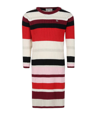 Sonia Rykiel Abito a coste in fantasia rigata A00219