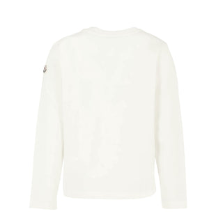 Moncler T-shirt in jersey a maniche lunghe con logo K29548D00003