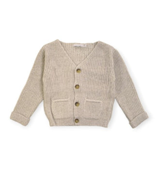 Nanan Strickjacke mit V-Ausschnitt I2208709BE aus Wolle