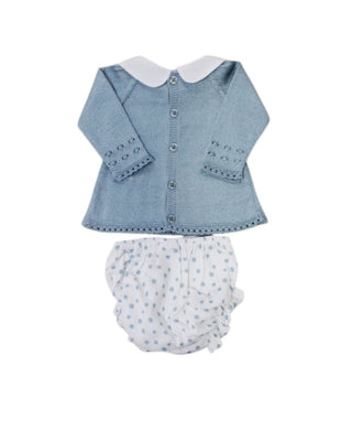 Paz Rodriguez Tutina Con Culotte 003-122668 2 Pezzi Neonati