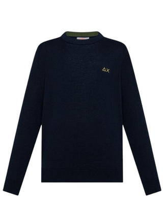 Sun68 Maglia Girocollo K35310 Con Logo