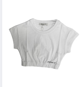 Hinnominate Kurz geschnittenes T-Shirt mit Logo 3646M0114