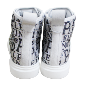 Philipp Plein 76449 Stiefelsneaker mit Schnürsenkeln und Reißverschluss