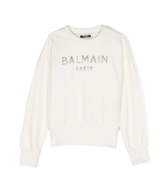 Balmain Felpa cropped BT4B60-F0061