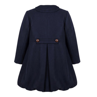 J.o Milano Cappotto Blu In Misto Lana 2667X1J Per Bambina