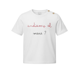 Aventiquattrore T-shirt Bianca In Jersey Per Neonati A2401632-3098