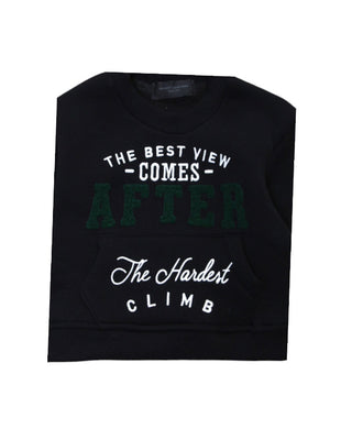 DO NOT CONFORM Sweatshirt mit Rundhalsausschnitt und Stickerei vorne FE028