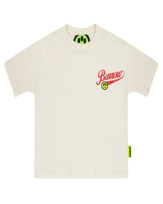 Barrow T-shirt Con Stampa S5BKJUTH042 In Cotone