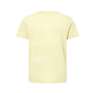 N21 T-shirt gialla Stone Wash con logo N21917-N0335