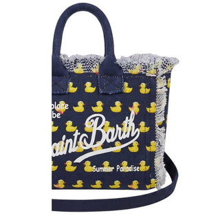Mc2 Saint Barth Borsa Vanity Mini In Canvas Con Stampa Ducky VAMI001/03152L