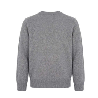 Stone Island Maglia Girocollo Grigia In Misto Lana L2S165100002/V0M67 Per Bambino