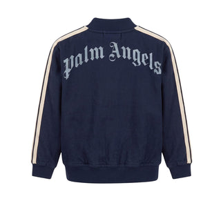 Palm Angels Felpa Blu Con Zip F6PANBJK211/126 Per Neonato