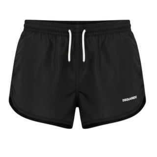 Dsquared2 Boxer Mare Nero Con Logo Da Bambino DQ3295-D0AH9-DQ900