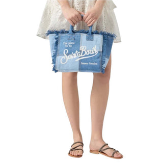 Mc2 Saint Barth Borsa Colette In Denim Patchwork COL0001/00402L