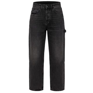 Barrow Jeans Gamba Dritta In Denim Nero F6BWUADP102-110