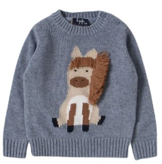 Il Gufo Pullover mit Applikationen A22MA403EM220