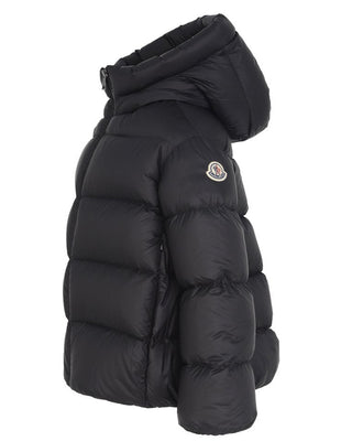 Moncler Giubbino Irina nero trapuntato da bambina I29541A00091