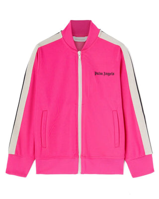 Palm Angels Felpa con zip e logo "Palm Angels" PGBD002S25FAB0016810