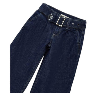 Roy Roger's Jeans Wide Leg In Denim Blu Scuro RG154