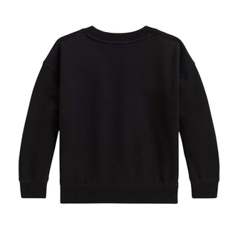 Polo Ralph Lauren Felpa Nera Con Stampa Famiglia Polo Bear 312B31542001 Per Bambina