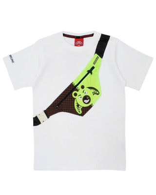 Sprayground T-shirt Crossbody Money Bear Cut SPY1248 In Bambino