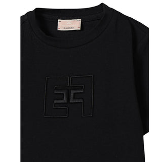 Elisabetta Franchi T-shirt in jersey a maniche corte con logo EGTS101.0