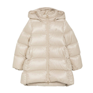 Herno Giubbino trapuntato beige con logo PI000164G