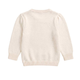 Polo Ralph Lauren Maglia Avorio Con Orsetto 3128531520011 Per Neonata