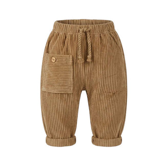SNUG Pantaloni Color Cammello In Velluto A Coste 934AV6W042R78/1 Per Neonato