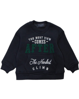 DO NOT CONFORM Sweatshirt mit Rundhalsausschnitt und Stickerei vorne FE028